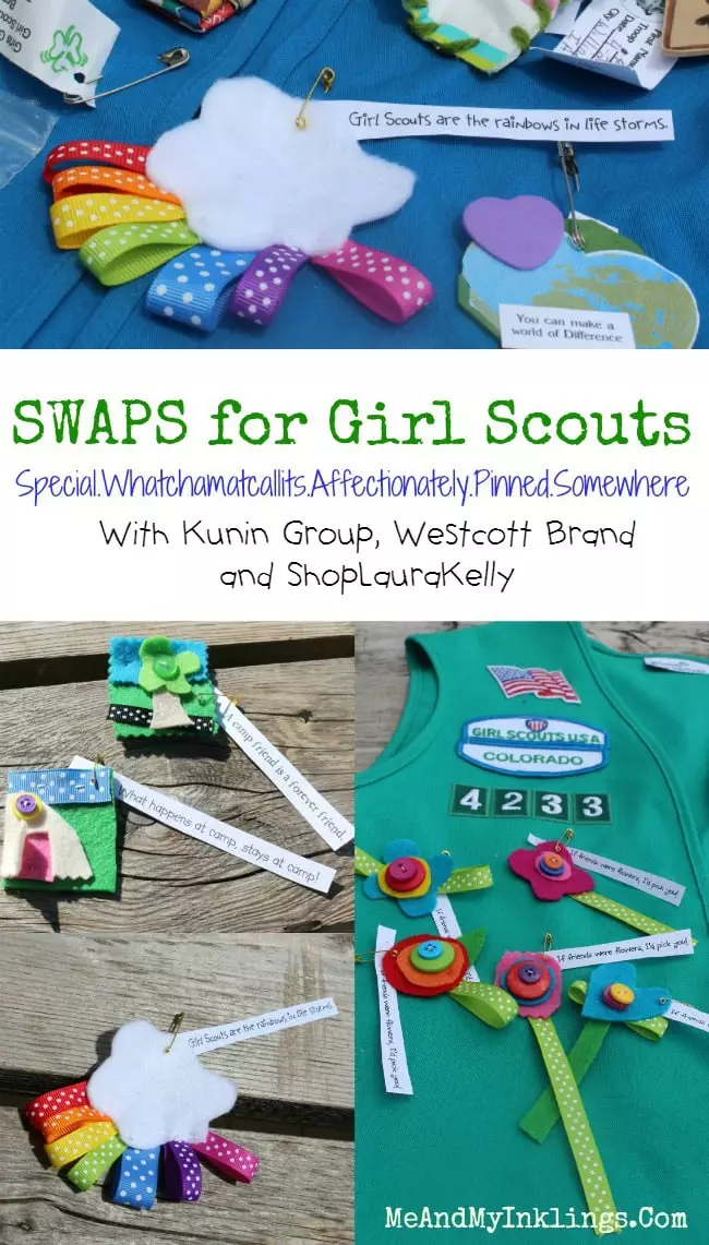 SWAPS Ribbon Rainbows for Girl Scouts - Laura Kelly's Inklings