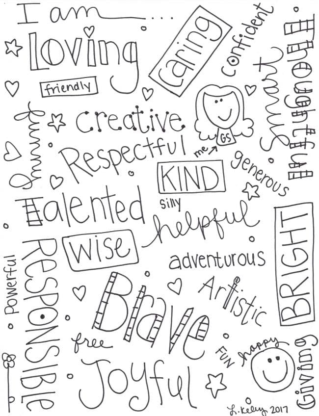Creating I AM Journals for Self Esteem - Laura Kelly's Inklings
