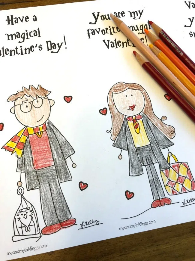 Harry Potter Printable Valentines Cards and Puzzle Laura Kelly s Inklings