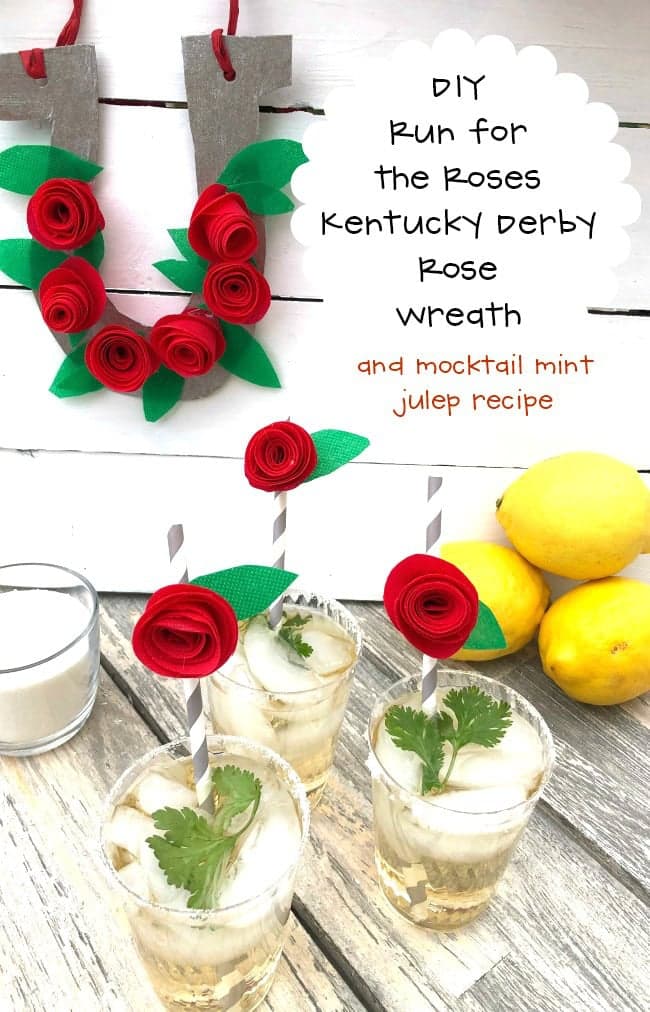 DIY Kentucky Derby Wreath - Laura Kelly's Inklings