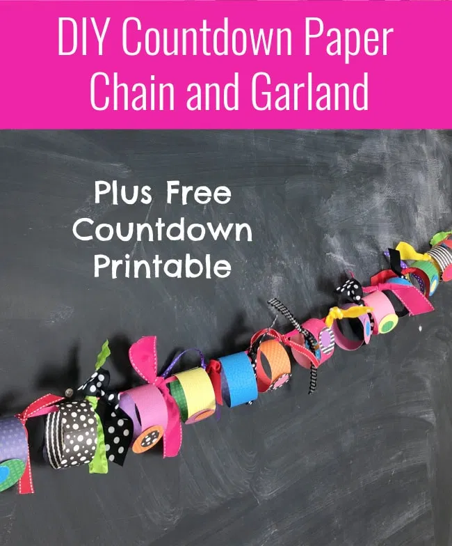 DIY Countdown Chain - Laura Kelly's Inklings