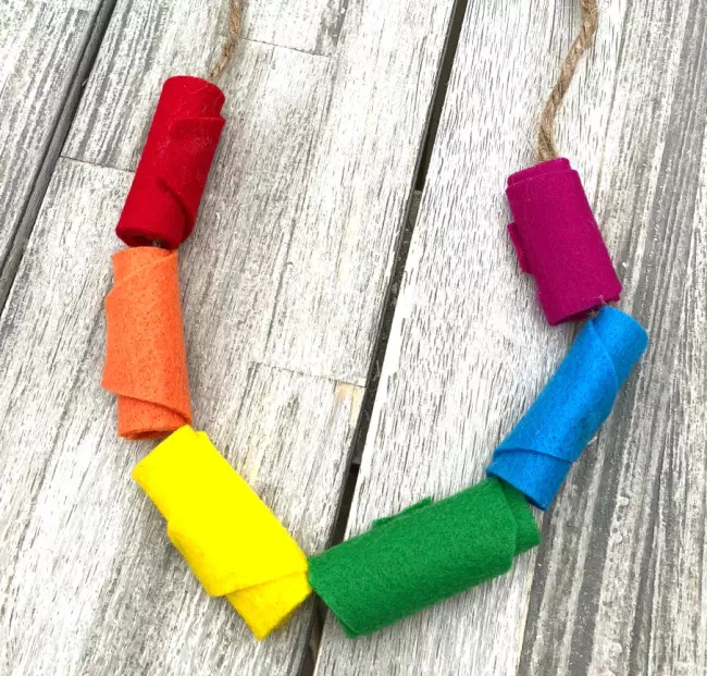 Make Your Own Felt Beads with Kids