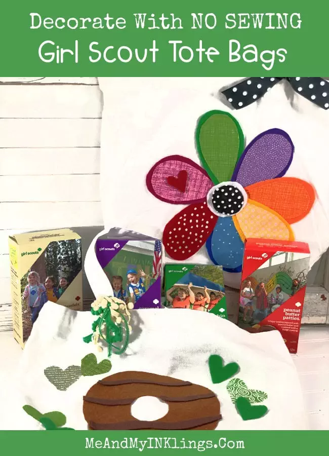 DIY Girl Scout Tote Bags for Cookies and More - Laura Kelly's Inklings