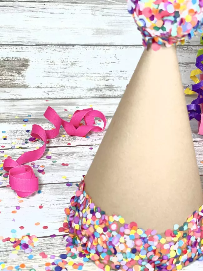 DIY Confetti Birthday Party Hats for Fun and Kids - Laura Kelly's Inklings