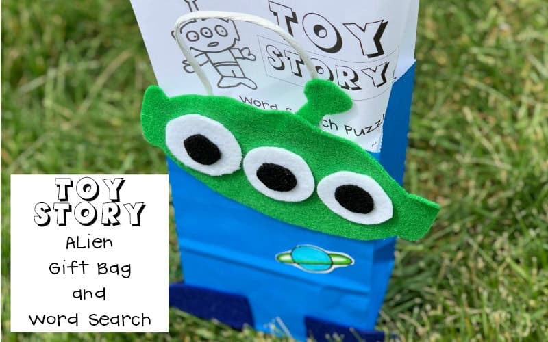 DIY Toy Story Alien Pattern for Gift Bags and Decorations