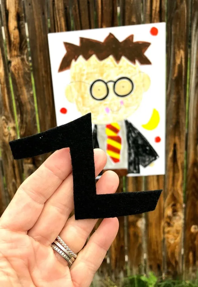 Pin the Scar on Harry Potter Poster Party Game