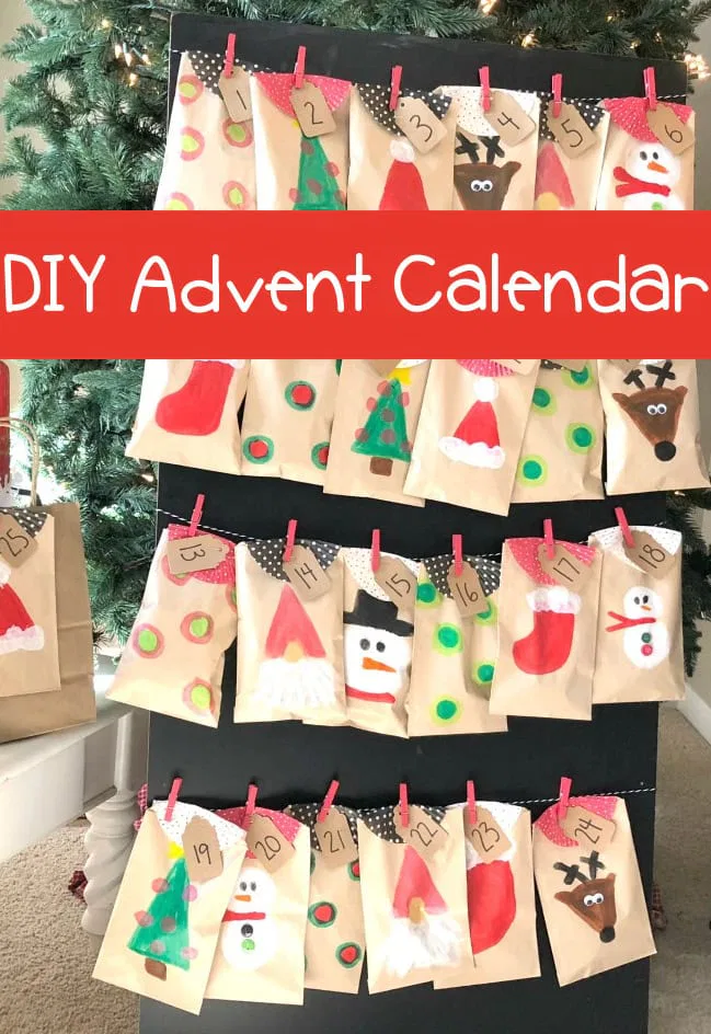 Christmas Countdown Kid Craft - Laura Kelly's Inklings