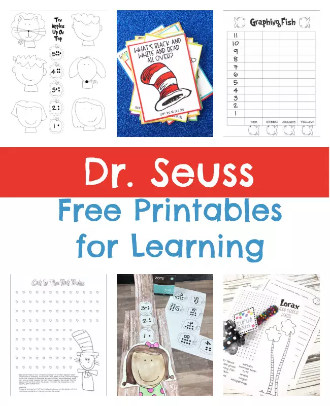 Best Dr. Seuss Printables and Craft Ideas for Kids - Laura Kelly's Inklings