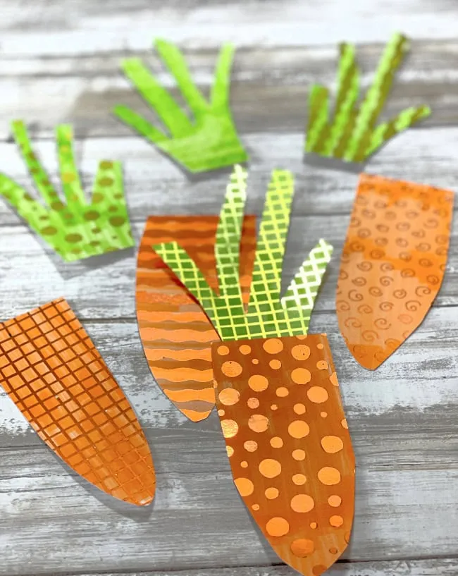 Adorable Carrot Themed Paper Easter Crafts - Laura Kelly's Inklings