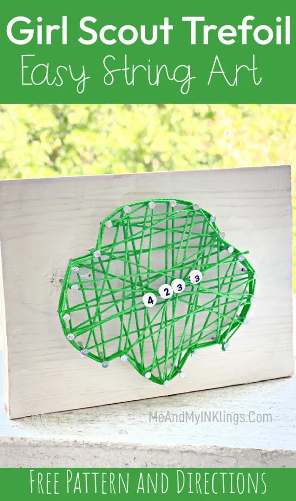 Easy String Art for Girl Scouts - Laura Kelly's Inklings