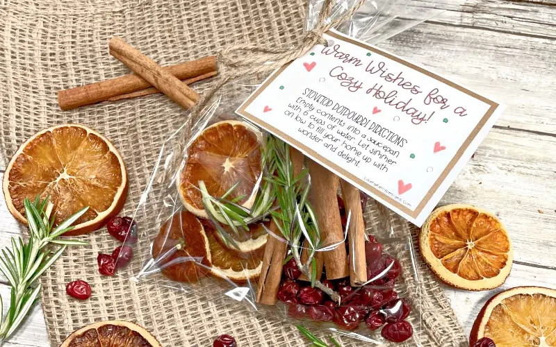 Stovetop Potpourri Free Printable Tags